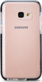 Mobilize Hoesje geschikt voor Samsung Galaxy A3 (2017) Telefoonhoesje Hardcase | Mobilize Shatterproof Backcover Shockproof | Schokbestendig Galaxy A3 (2017) Telefoonhoesje | Anti Shock Proof - Transparant / Zwart