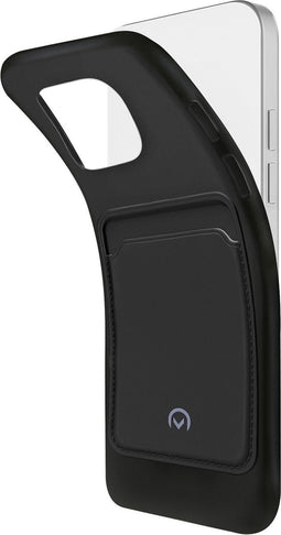 Mobilize Hoesje geschikt voor Samsung Galaxy A33 Telefoonhoesje met Kaarthouder Flexibel TPU | Mobilize Rubber Gelly Card Backcover met Pasjeshouder | Kaarthouder voor 1 Pasje | backcover Hoesje voor Pinpas / OV Kaart / Rijbewijs - Matt Black | Zwart