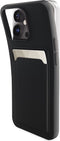 Mobilize Hoesje geschikt voor Samsung Galaxy A35 Telefoonhoesje met Kaarthouder Flexibel TPU | Mobilize Rubber Gelly Card Backcover met Pasjeshouder | Kaarthouder voor 1 Pasje | backcover Hoesje voor Pinpas / OV Kaart / Rijbewijs - Matt Black | Zwart