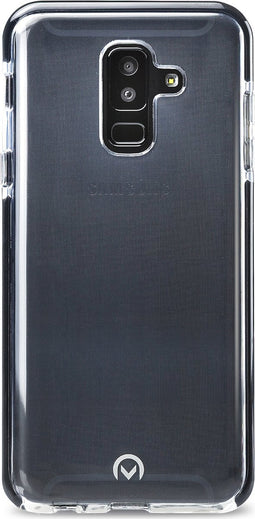 Mobilize Hoesje geschikt voor Samsung Galaxy A6 Plus (2018) Telefoonhoesje Hardcase | Mobilize Shatterproof Backcover Shockproof | Schokbestendig Galaxy A6 Plus (2018) Telefoonhoesje | Anti Shock Proof - Transparant / Zwart