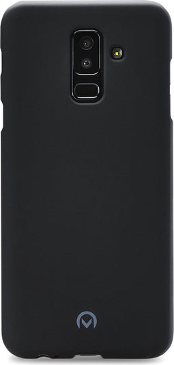 Mobilize Hoesje geschikt voor Samsung Galaxy A6 Plus (2018) Telefoonhoesje Flexibel TPU | Mobilize Gelly Backcover | Galaxy A6 Plus (2018) Case | Back Cover - Matt Black | Zwart