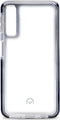 Mobilize Hoesje geschikt voor Samsung Galaxy A7 (2018) Telefoonhoesje Hardcase | Mobilize Shatterproof Backcover Shockproof | Schokbestendig Galaxy A7 (2018) Telefoonhoesje | Anti Shock Proof - Transparant / Zwart