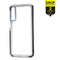 Mobilize Hoesje geschikt voor Samsung Galaxy A7 (2018) Telefoonhoesje Hardcase | Mobilize Shatterproof Backcover Shockproof | Schokbestendig Galaxy A7 (2018) Telefoonhoesje | Anti Shock Proof - Transparant / Zwart
