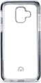 Mobilize Hoesje geschikt voor Samsung Galaxy A7 (2018) Telefoonhoesje Hardcase | Mobilize Shatterproof Backcover Shockproof | Schokbestendig Galaxy A7 (2018) Telefoonhoesje | Anti Shock Proof - Transparant / Zwart