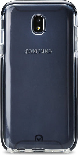 Mobilize Hoesje geschikt voor Samsung Galaxy J3 (2017) Telefoonhoesje Hardcase | Mobilize Shatterproof Backcover Shockproof | Schokbestendig Galaxy J3 (2017) Telefoonhoesje | Anti Shock Proof - Transparant / Zwart