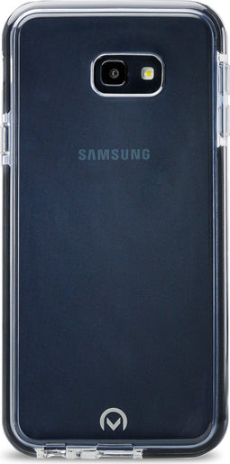 Mobilize Hoesje geschikt voor Samsung Galaxy J4 Plus Telefoonhoesje Hardcase | Mobilize Shatterproof Backcover Shockproof | Schokbestendig Galaxy J4 Plus Telefoonhoesje | Anti Shock Proof - Transparant / Zwart