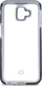 Mobilize Hoesje geschikt voor Samsung Galaxy J6 (2018) Telefoonhoesje Hardcase | Mobilize Shatterproof Backcover Shockproof | Schokbestendig Galaxy J6 (2018) Telefoonhoesje | Anti Shock Proof - Transparant / Zwart