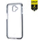 Mobilize Hoesje geschikt voor Samsung Galaxy J6 (2018) Telefoonhoesje Hardcase | Mobilize Shatterproof Backcover Shockproof | Schokbestendig Galaxy J6 (2018) Telefoonhoesje | Anti Shock Proof - Transparant / Zwart