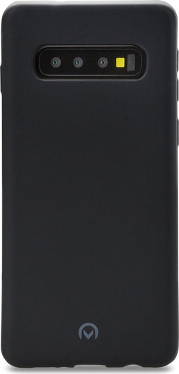 Mobilize Hoesje geschikt voor Samsung Galaxy S10 Telefoonhoesje Flexibel TPU | Mobilize Rubber Gelly Backcover | Galaxy S10 Case | Back Cover - Matt Black | Zwart