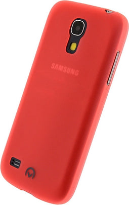 Mobilize Hoesje geschikt voor Samsung Galaxy S4 Mini Telefoonhoesje Flexibel TPU | Mobilize Gelly Backcover | Galaxy S4 Mini Case | Back Cover - Neon Orange | Rood