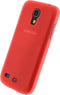 Mobilize Hoesje geschikt voor Samsung Galaxy S4 Mini Telefoonhoesje Flexibel TPU | Mobilize Gelly Backcover | Galaxy S4 Mini Case | Back Cover - Neon Orange | Rood