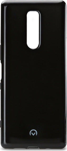 Mobilize Hoesje geschikt voor Sony Xperia 1 Telefoonhoesje Flexibel TPU | Mobilize Gelly Backcover | Xperia 1 Case | Back Cover - Zwart