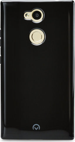 Mobilize Hoesje geschikt voor Sony Xperia L2 Telefoonhoesje Flexibel TPU | Mobilize Gelly Backcover | Xperia L2 Case | Back Cover - Zwart