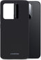 Mobilize Hoesje geschikt voor Xiaomi 14 Telefoonhoesje Flexibel TPU | Mobilize Rubber Gelly Backcover | 14 Case | Back Cover - Matt Black | Zwart