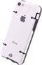 Mobilize Hybrid Case Transparant Apple iPhone 5C Black