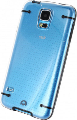 Mobilize Hybrid Case Transparant Samsung Galaxy S5/S5 Plus Black