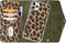 Mobilize - iPhone 11 Pro Hoesje - Clutch Case Luipaard Groen