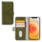 Mobilize - iPhone 12 Hoesje - Elite Gelly Wallet Book Case Groen