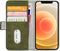 Mobilize - iPhone 12 Hoesje - Elite Gelly Wallet Book Case Groen