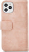 Mobilize - iPhone 12 Hoesje - Elite Gelly Wallet Book Case Licht Roze
