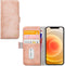 Mobilize - iPhone 12 Hoesje - Elite Gelly Wallet Book Case Licht Roze
