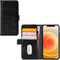 Mobilize - iPhone 12 Hoesje - Elite Gelly Wallet Book Case Zwart