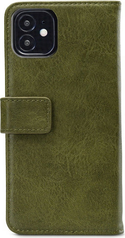 Mobilize - iPhone 12 mini Hoesje - Elite Gelly Wallet Book Case Groen