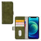 Mobilize - iPhone 12 mini Hoesje - Elite Gelly Wallet Book Case Groen