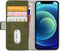 Mobilize - iPhone 12 mini Hoesje - Elite Gelly Wallet Book Case Groen