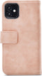 Mobilize - iPhone 12 mini Hoesje - Elite Gelly Wallet Book Case Licht Roze