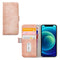 Mobilize - iPhone 12 mini Hoesje - Elite Gelly Wallet Book Case Licht Roze