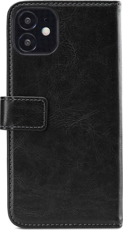Mobilize - iPhone 12 mini Hoesje - Elite Gelly Wallet Book Case Zwart