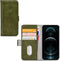 Mobilize - iPhone 12 Pro Max Hoesje - Elite Gelly Wallet Book Case Groen
