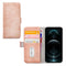Mobilize - iPhone 12 Pro Max Hoesje - Elite Gelly Wallet Book Case Licht Roze