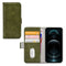 Mobilize - iPhone 12 Pro Max Hoesje - Elite Gelly Wallet Book Case Groen