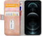 Mobilize - iPhone 12 Pro Max Hoesje - Elite Gelly Wallet Book Case Licht Roze