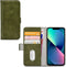 Mobilize - iPhone 13 Hoesje - Elite Gelly Wallet Book Case Groen