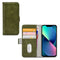 Mobilize - iPhone 13 Hoesje - Elite Gelly Wallet Book Case Groen