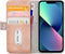 Mobilize - iPhone 13 Hoesje - Elite Gelly Wallet Book Case Licht Roze