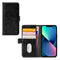 Mobilize - iPhone 13 mini Hoesje - Elite Gelly Wallet Book Case Zwart