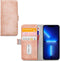 Mobilize - iPhone 13 Pro Hoesje - Elite Gelly Wallet Book Case Licht Roze