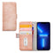 Mobilize - iPhone 13 Pro Hoesje - Elite Gelly Wallet Book Case Licht Roze