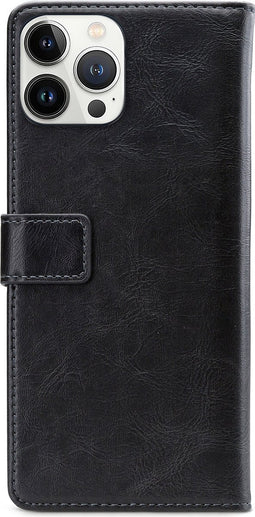 Mobilize - iPhone 13 Pro Max Hoesje - Elite Gelly Wallet Book Case Zwart