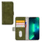 Mobilize - iPhone 13 Pro Max Hoesje - Elite Gelly Wallet Book Case Groen