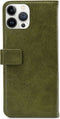 Mobilize - iPhone 13 Pro Max Hoesje - Elite Gelly Wallet Book Case Groen