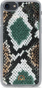 Mobilize - iPhone 6 / 6s Hoesje - Velvet Clutch Case Slangen Groen