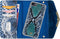 Mobilize - iPhone SE (2022) / SE (2020) / 8 / 7 Hoesje - Velvet Clutch Case Slangen Blauw