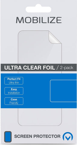 Mobilize Kunststof Ultra-Clear Screenprotector voor OPPO A74 5G 2-Pack