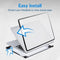 Mobilize Laptophoes geschikt voor Apple MacBook Pro 16 Inch (2021-2024) Hoes Hardshell Laptopcover MacBook Case | Mobilize Protection Cover - Transparant / Zwart - Model A2485 / A2780 / A2991 / A3186
