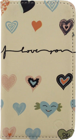 Mobilize Magnet Book Stand Case - Geschikt voor Apple iPhone 4/4S - I Love You